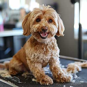 grooming_hundepflege_schneiden Hund Fell Schneiden und bürsten